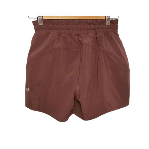 LULULEMON ATHLETICA Track That Short 5' in Antique Bark Size 4 - Picture 3 of 3